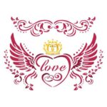 Stencil Love 15X20