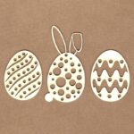 Chipboard Huevos De Pascua