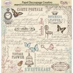 Papel Decoupage Carte Postale 30X30