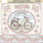 Papel Decoupage La Vie En Rose 30X30