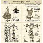 Papel Decoupage París 30X30