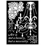 Stencil Efecto Candelabro 20X25