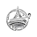 Rub-On Transfer Torre Eiffel