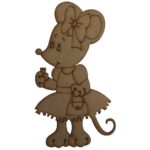 Madera Silueta Ratoncita Perez