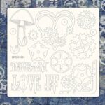 Chipboard Dream Love