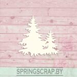 Chipboard Arboles Navidad