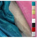 Tela De Organza Metalizada Oro Rosa