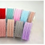 Cinta De Encaje Ambos Lados Petrol 4Cm