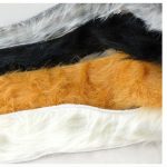 Cinta Pelo Largo Gris 6,7Cm