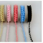 Cordón Beis De Cadeneta Con Borlas