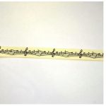 Cinta Algodón Notas Musicales
