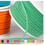 Cordón De Cuero Azul Marino