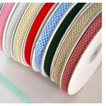 Cinta Calado Rombos Mint 13Mm