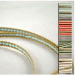 Cinta De Yute Con Color Rosa Intercalado 3Mm