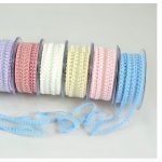 Cinta De Tul Veraman  Con Bordes De Encaje 2,5