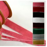 Cinta Gris De Terciopelo 3,8Cm