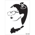 Stencil Mujer 21X30
