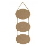 Colgador Madera 3 Carteles Dm