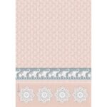 Papel De Arroz Color Rosa Con Elefantes Din-A4