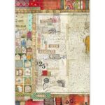 Papel De Arroz Colección Patchwork Din-A3