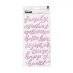 Stickers Foam Rosa Frases