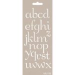 Stencil Abecedario 12X25
