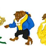 Botones La Bella Y La Bestia