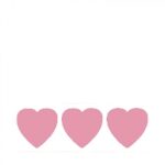 Confeti Corazón Rosa Claro