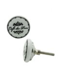 Pomo Cerámica Café