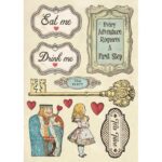 Silueta Madera Color Alice Gold