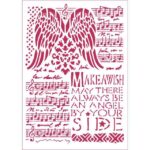 Stencil Make A Wish 21X30