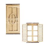 Silueta Puerta Y Ventana