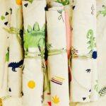 Tela Con Dinosaurios 40X80Cm