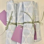 Tela Piqué Juanola Lunares Azules 40X80