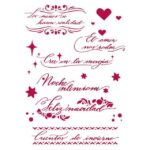 Stencil Frases Navidad En Español 21X30