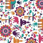 Papel De Arroz 54X33 Colores Del Mundo Elefantes