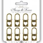 Charms Candado Modedo Plano