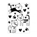 Carpeta Embossing Gatos