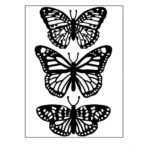 Carpeta Embossing Trio Mariposas