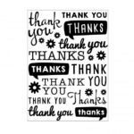 Carpeta Embossing Thanks