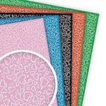 Goma Eva Verde Pistacho Con Corazones