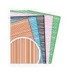 Goma Eva Azul Claro Con Rayas