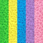 Goma Eva Rosa Con Dibujos Infantiles