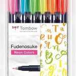 Set Dual Brush Pens Vintage Tombow