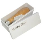 Estuche Mango Madera Linóleo 5 Plumil