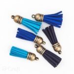 Tassels En Tonos Azules