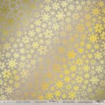 Hoja Copos De Nieve Dorados