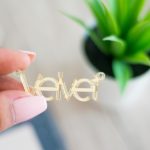 Velvet En Metacrilato Dorado Espejo Alazne Vales