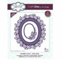 Troquel Marco Con Hojas Ovalado