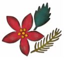 Troquel Flor Navidad Bigz Tim Holtz